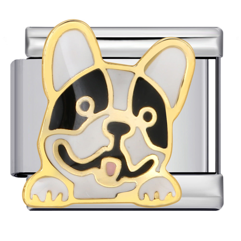 French Bulldog Frenchie Italian Charm | Cute Pet Bracelet Module