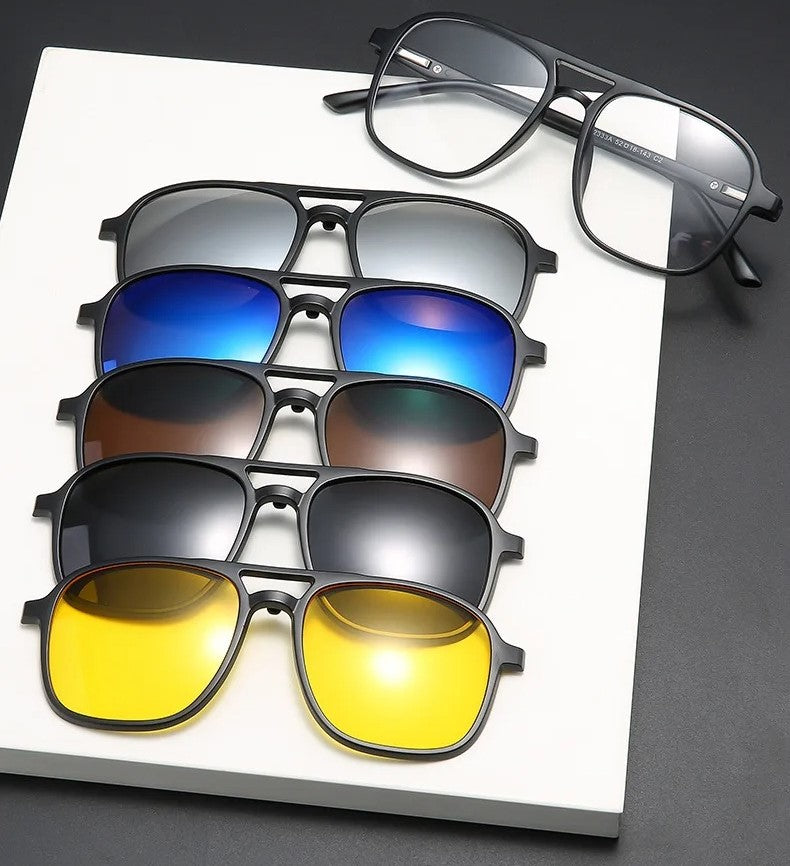 SunVersa™ 6-in-1 Optische Magneetbril