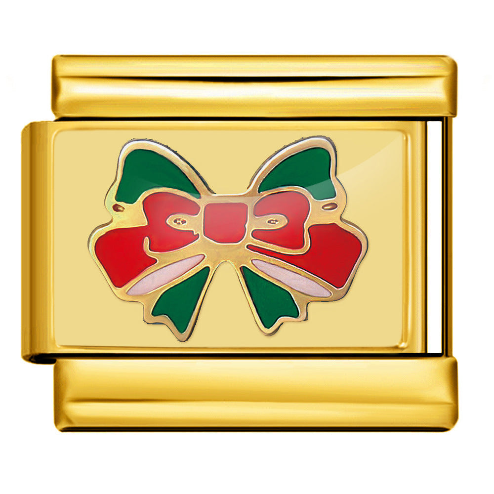 christmas bow charm