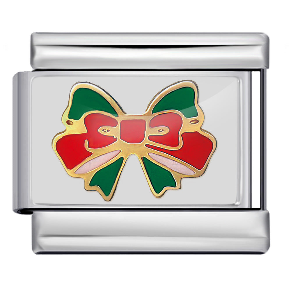 christmas bow charm