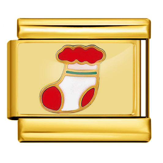 christmas stocks charm