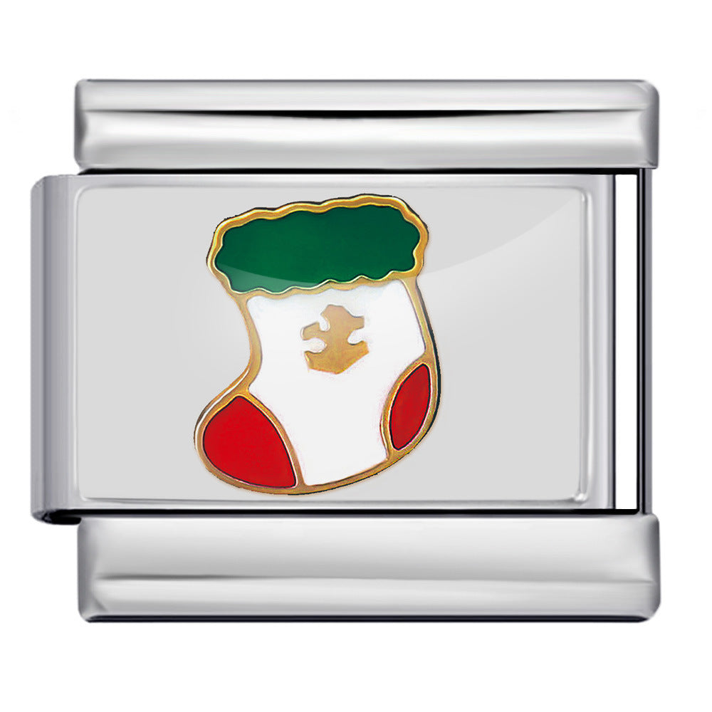 christmas stocks charm