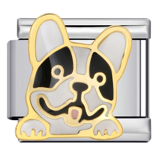 French Bulldog Frenchie Italian Charm | Cute Pet Bracelet Module