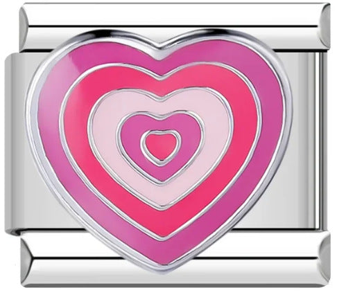 Y2K Sweet Hearts Italian Charm Link for Italian Bracelet