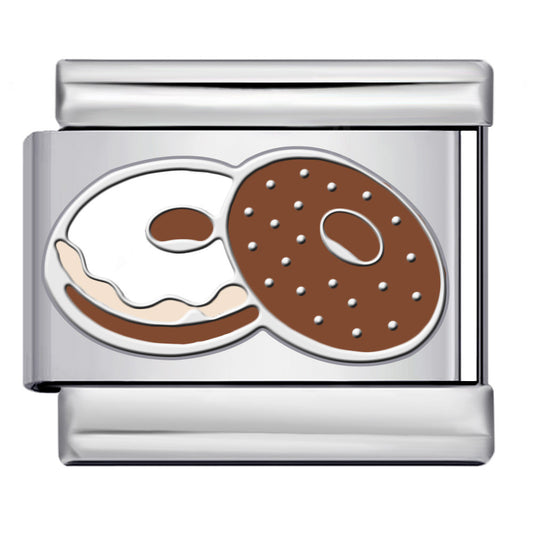 Bagel Italian Charm 9mm Cream Cheese Everything Seasoning Link