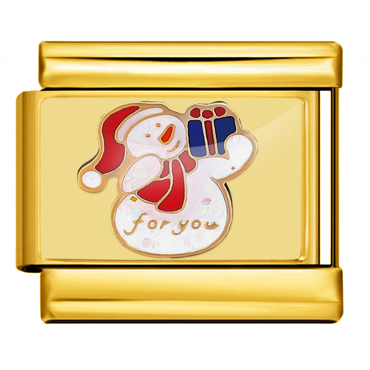 snowman charm